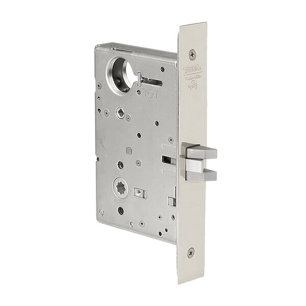 Passage or Closet Mortise Lockbody Only, Bright Chrome